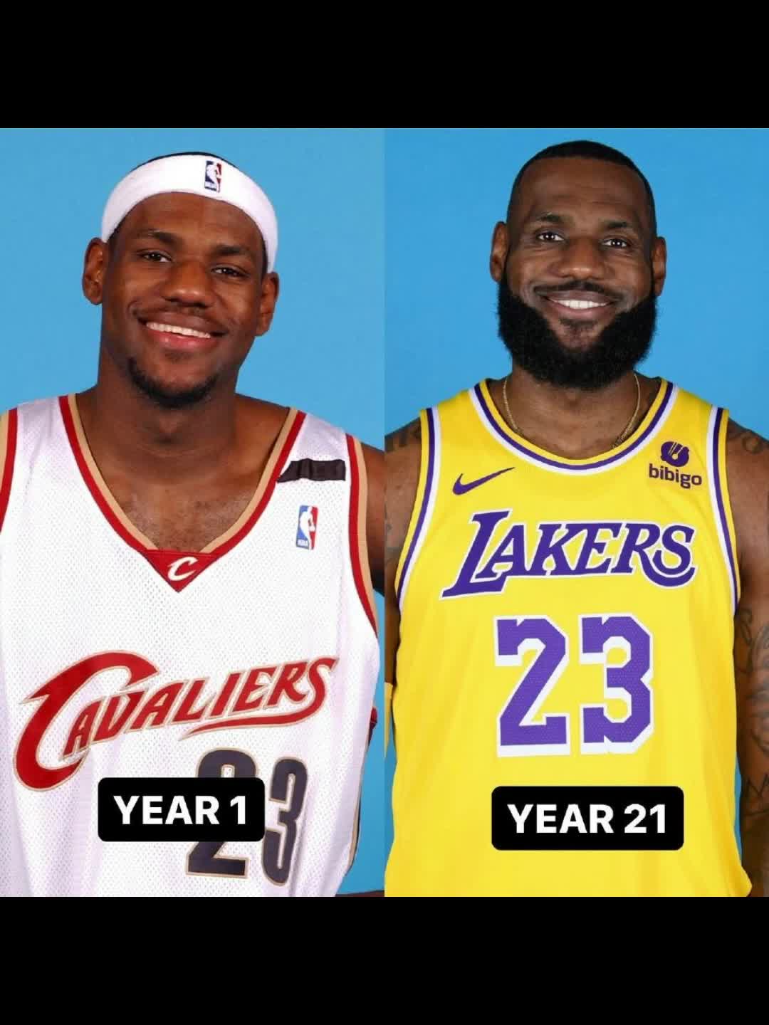 NBA球星新秀年和今年的定妆照对比最后一张变化好大